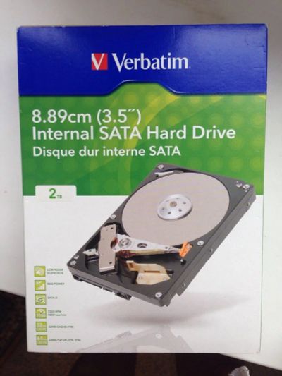 Лот: 4067125. Фото: 1. Жесткий диск 2000Gb Toshiba (Verbatim... Жёсткие диски (HDD)