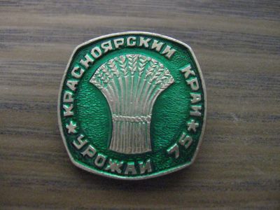Лот: 19284138. Фото: 1. Значок СССР Красноярский край... Юбилейные