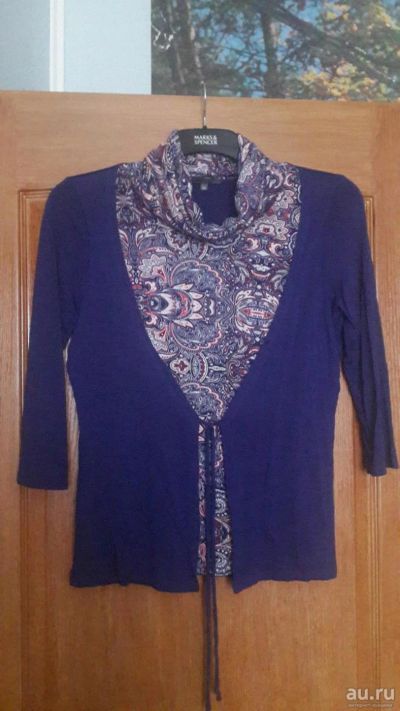 Лот: 8608116. Фото: 1. Блуза 2 в 1 50. Блузы, рубашки, водолазки