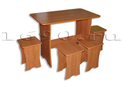 Лот: 1208301. Фото: 1. Обеденная группа бук (код 019... Столы, стулья, обеденные группы