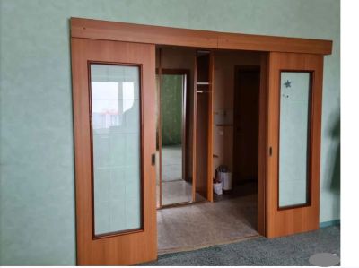 Лот: 24137514. Фото: 1. Двери откатные с крепежом, б.у... Окна, балконы