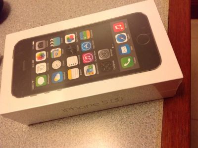 Лот: 3280725. Фото: 1. iPhone 5s черно-серый( spacy gray... Смартфоны
