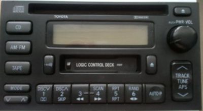 Лот: 6731091. Фото: 1. Штатная магнитола Toyota. Автомагнитолы