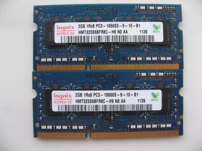 Лот: 10611381. Фото: 1. 2G 2шт от Apple Mac Mini DDR3. Оперативная память