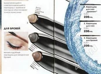 Лот: 1059631. Фото: 1. Карандаш для бровей темно-коричневый... Макияж