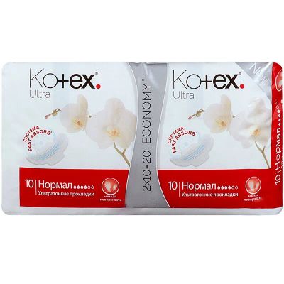 Лот: 23730250. Фото: 1. Kotex Прокладки Ультра Софт Нормал... Лекарства