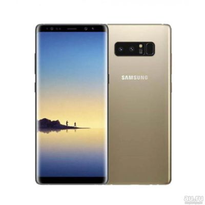 Лот: 12230943. Фото: 1. Samsung Galaxy Note 8 64gb Gold... Смартфоны