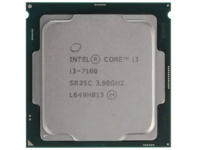Лот: 21443150. Фото: 1. Intel Core i3-7100 3.9GHz 3Mb... Процессоры