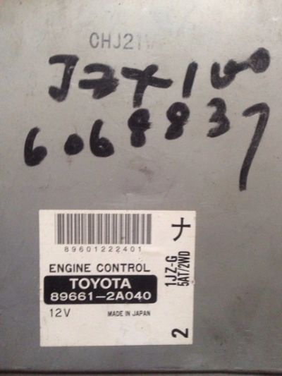 Лот: 7586968. Фото: 1. Компьютер toyota 89661-2a040. Электрооборудование