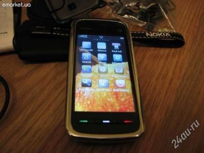 Лот: 1501473. Фото: 1. nokia 5230 navi chrome крышка... Кнопочные мобильные телефоны