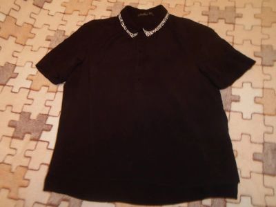 Лот: 7244485. Фото: 1. Блуза чёрная 1. Блузы, рубашки