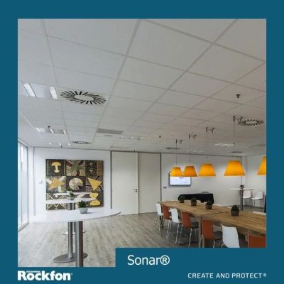 Лот: 15090879. Фото: 1. Потолочная плитка Rockfon sonar. Подвесные потолки, гипсокартон