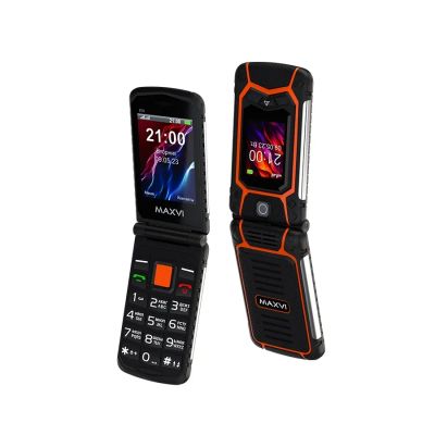 Лот: 25084139. Фото: 1. Сотовый Maxvi E10 Orange 2sim... Кнопочные мобильные телефоны