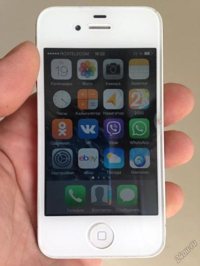 Лот: 5699148. Фото: 1. iphone 4s white 16gb. Смартфоны