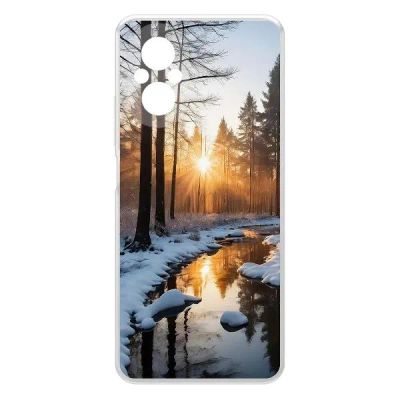 Лот: 25134604. Фото: 1. Чехол Krutoff Clear Case "Весна... Чехлы, бамперы