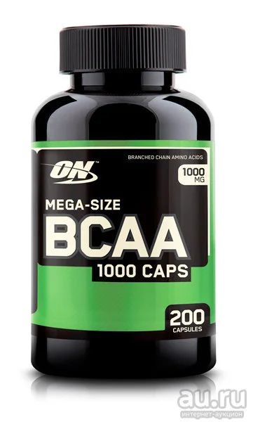 Лот: 9343673. Фото: 1. BCAA 1000 (200капсул) Optimum... Спортивное питание, витамины