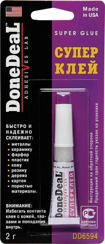 Лот: 16773790. Фото: 1. Клей момент Done Deal DD6594 2... Клеи, герметики, пена монтажная, клейкие ленты