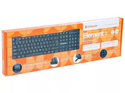 Лот: 22149762. Фото: 1. КЛАВИАТУРА ПРОВ. DEFENDER ELEMENT... Клавиатуры и мыши