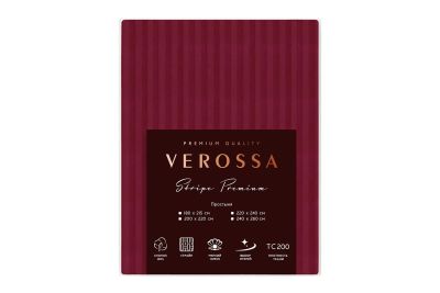 Лот: 24914771. Фото: 1. Простыня Verossa Stripe Premium... Одеяла, подушки