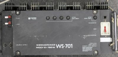 Лот: 6121945. Фото: 1. Усилитель Unitra WS-701 2*150Вт... Эстрадная акустика и усилители