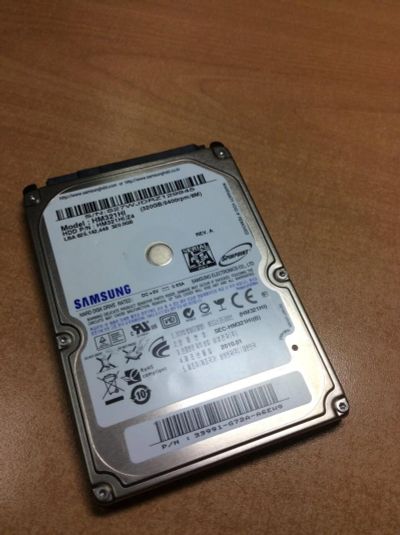 Лот: 10823668. Фото: 1. Неисправный Samsung HM321HI 320GB... Жёсткие диски (HDD)