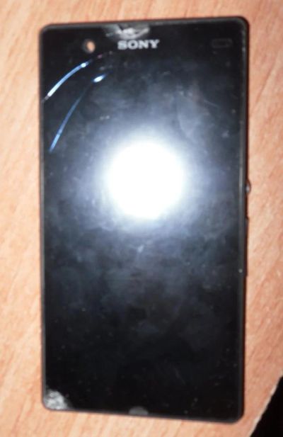 Лот: 4089765. Фото: 1. Модуль Sony Xperia Z битый. Дисплеи, дисплейные модули, тачскрины