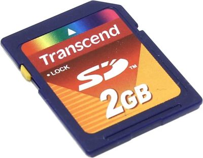 Лот: 6487193. Фото: 1. Карта Transcend SD 2 Gb. Карты памяти