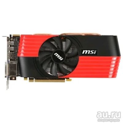 Лот: 10690913. Фото: 1. AMD Radeon 6870 MSI 1 gb. Видеокарты