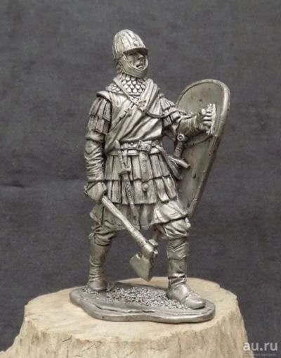 Лот: 16844669. Фото: 1. Оловянный солдатик. Ратник новгородского... Игрушки