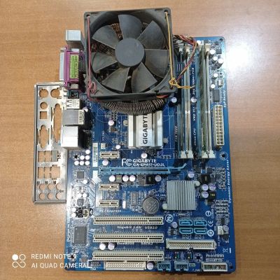 Лот: 16852137. Фото: 1. материнская плата LGA 775 Gigabyte... Комплекты запчастей