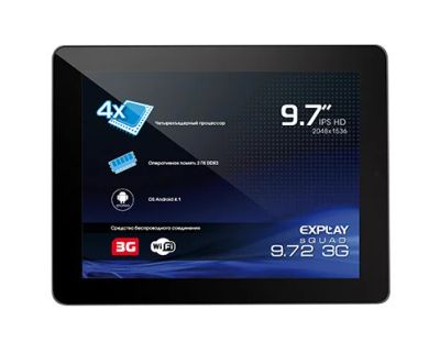 Лот: 4211397. Фото: 1. Дисплей Explay sQuad 9.72 3G... Дисплеи, дисплейные модули, тачскрины