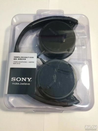 Лот: 9549701. Фото: 1. Наушники Sony MDR-ZX110 (3,5mm... Наушники, гарнитуры