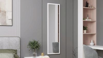 Лот: 23760275. Фото: 1. Зеркало Bailey 150x40, цвет Белый. Зеркала