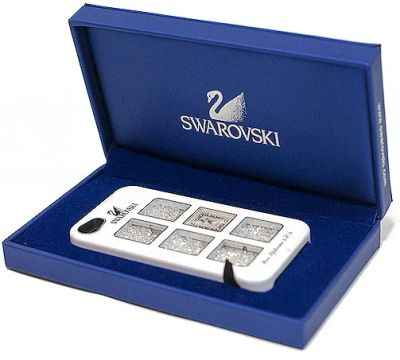 Лот: 3349097. Фото: 1. Чехол Swarovski Square Watch Silver... Чехлы, бамперы