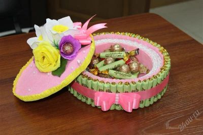 Лот: 2449087. Фото: 1. Конфетные букеты. Сувенирные мелочи