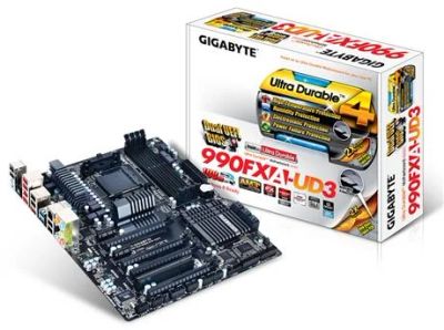 Лот: 3640466. Фото: 1. Gigabyte 990 FXA-UD3 rev 3.0. Материнские платы