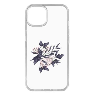 Лот: 25051219. Фото: 1. Чехол Krutoff Clear Case "Розовые... Чехлы, бамперы