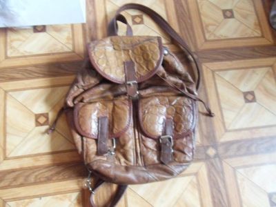 Лот: 11579368. Фото: 1. рюкзак кожаный. Рюкзаки