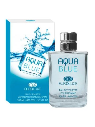 Лот: 19098027. Фото: 1. Euroluxe men Aqua - Blue Туалетная... Мужская парфюмерия