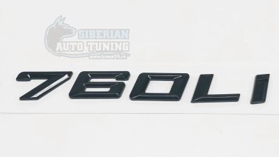 Лот: 18820234. Фото: 1. Шильдик 760LI BMW на багажник... Детали тюнинга