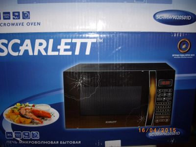 Лот: 5401768. Фото: 1. Микроволновая печь Scarlett SC-... Микроволновки, мини-печи