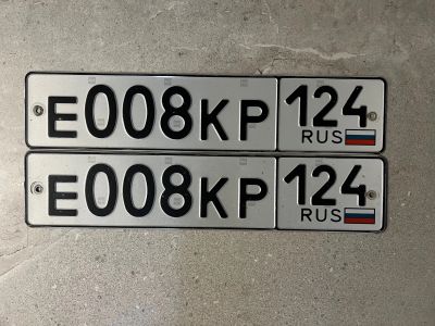Лот: 22838427. Фото: 1. Продам гос.номер Е 008 КР 124. Госномера