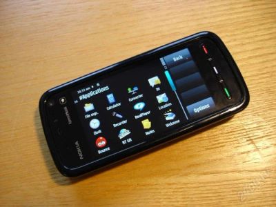 Лот: 790107. Фото: 1. nokia 5800 xpressmusic red. Смартфоны