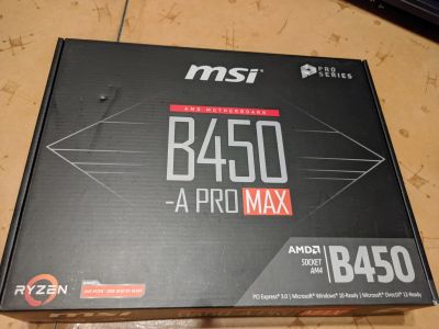 Лот: 15579939. Фото: 1. MSI B450-A Pro Max. Материнские платы
