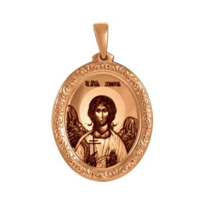 Лот: 23891083. Фото: 1. Золотая подвеска Икона Ангела-Хранителя. Другое (ювелирные изделия, бижутерия, часы)