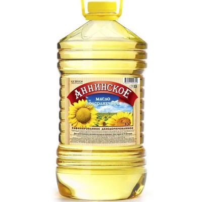 Лот: 20057648. Фото: 1. Масло подсолнечное Анинское 5л. Другое (продукты)