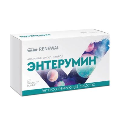 Лот: 25601409. Фото: 1. Энтерумин капс. 800мг №30. Лекарства