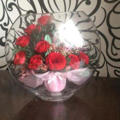 Лот: 8325524. Фото: 1. Цветы в вакууме. Вазы