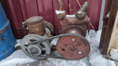 Лот: 17127324. Фото: 1. Двигатель асинхронный с насосом. Двигатель и элементы двигателя