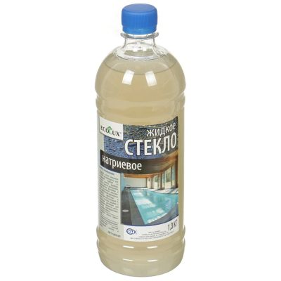 Лот: 24076187. Фото: 1. Жидкое стекло 1.3 кг, натриевое... Краски, лаки, растворитель